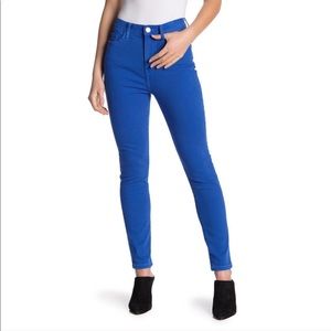 Current/Elliot Blue Ultra High Waist Skinny Jeans